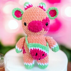 Summer the Amigurumi Watermelon Cow