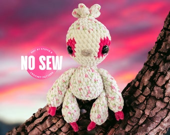 NO SEW Cindy the Sloth Crochet Pattern
