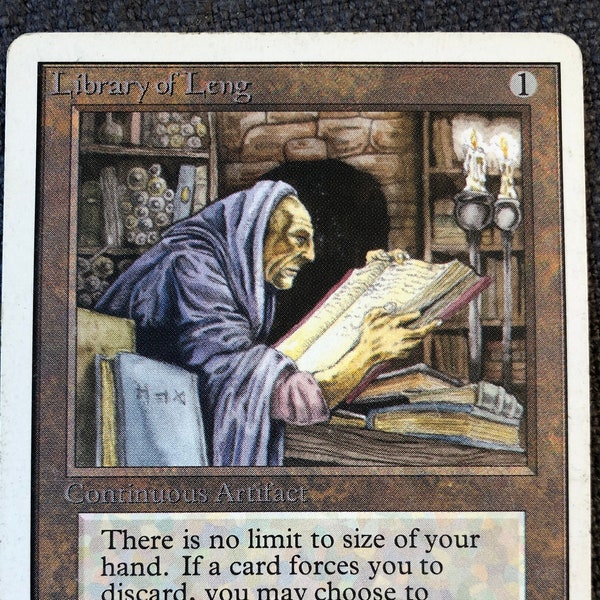 Vintage Unlimited Library of Leng - Played, MTG Magic the Gathering