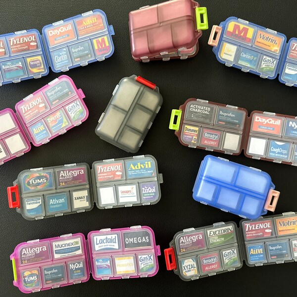 Pill Organizer Etsy