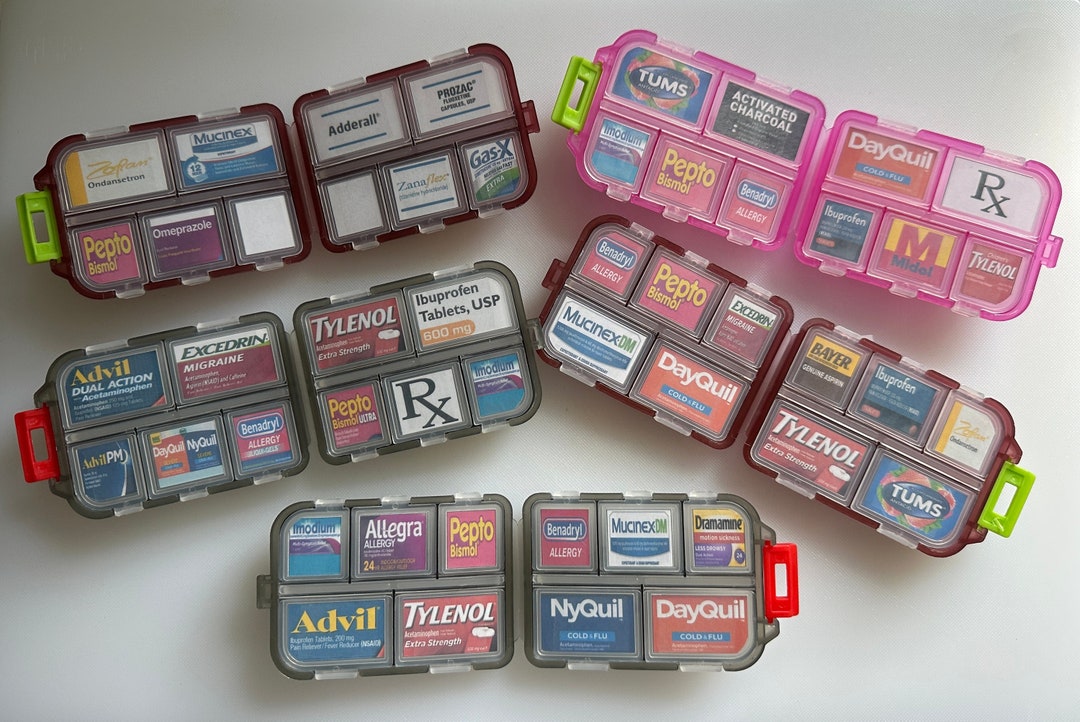 Pocket Pharmacy Travel Pill Organizer Personalized Pill Organizer