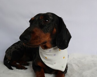 Hunde Bandana, Hundehalstuch aus Musselin / Schmetterlinge