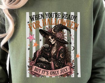 Halloween Shirt, Pumpkin Flower Shirt, Autumn Floral Tee,  Witch Shirt, Spooky Season Shirt, Black Cat Halloween Tee, Halloween Lover Gift