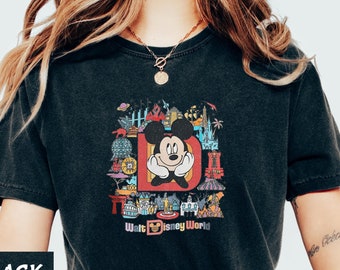 Comfort Colors Vintage Mickey Mouse Shirt, Minnie Shirt, Retro Theme Park Tee, Vintage Disney World Shirt, Disneyland Shirt, Disney Gift
