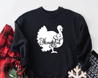 Turkey Sweatshirt, Trendy Sweatshirt, Thankful Sweatshirt, Fall Sweatshirt, Turkey Sweater, Family Thanksgiving Sweater, Thanksgiving Gift