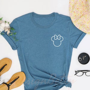 Pocket Size Minnie Shirt, Minnie Mouse Shirt, Minnie Mouse Disney Shirt, Disney Mom Shirt, Disney Women Shirt, Minnie Head, Magic Kingdom