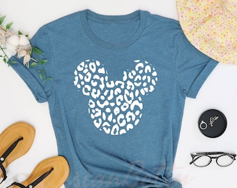 Leopard Mickey Mouse Shirt, Disney Shirt, Cheetah Mickey Shirt, Leopard Mickey Shirt, Animal Kingdom Shirt, Disney Family Shirt, Disney Trip