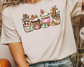 Cute Gingerbread Christmas Cookies Shirt, Cute Womens Christmas Shirt, Christmas Cookies Lover Gift, Gingerbread Shirt, Cookie Dealer