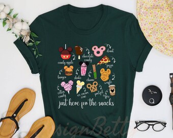 Just Here For The Snacks Shirt, Disney Snacks Shirt, Disney Epcot Shirt, Disney Family Shirt, Disney Vacation Gift, Food Shirt, Snacks Shirt