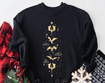 Dragon Sweatshirt, Xaden Riorson, Basgiath War College Sweatshirt, Gift For Dragon Rider, Fantasy Reader Sweatshirt, Iron Flame, Fourth Wing