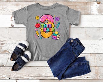 3rd Grade Teacher Shirt, Third Grade Back To School Tee, First Day Of School Graphic T Shirt, Cute Elementary Teacher Gift