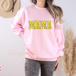 Tennis Mama Sweatshirt, Sweater for Tennis Coach Mom, Moms Tennis Club Crewneck, Mothers Day Gift,  Women&#39;s Tennis Lover Sweater, Sports Mom