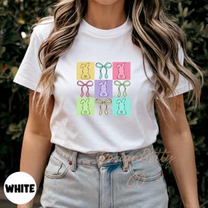 Easter Bunny Shirt, Cute Rabbit Tee, Easter Celebration Top, Playful Spring Shirt, Easter Gift Idea, Trendy Easter Tee, Rabbit Lover Apparel