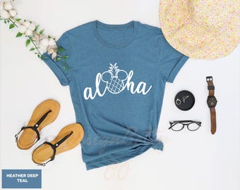 Aloha Shirt, Aulani Shirt, Aloha Mickey Shirt, Hawaiian Shirt, Aloha Pineapple Shirt, Hawaii Shirt, Family Vacation Shirt, Aulani Trip Tee