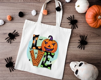 Love, Pumpkin, Halloween Pumpkin, Funny Halloween, Halloween Tote Bag, Halloween Bag, Gifts For Mother, Halloween Gifts, Pumpkin Tote Bag