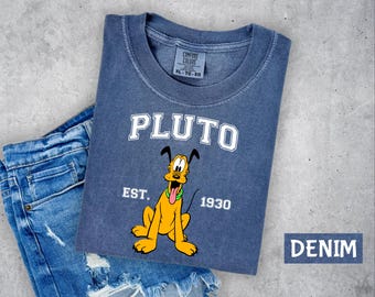 Comfort Colors Disney Pluto Shirt, Pluto Shirt, Disneyland Shirt, Family Disney Trip Shirt, Animal Kingdom Tee, Dog Lover Gift, Disney World