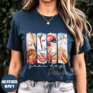 Game Day Baseball Shirt, Vintage Baseball Game Day Tee, Baseball Sports Shirt, Baseball Mom Tee, Game Day Baseball Fan Shirt, Baseball Lover