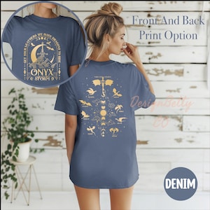 Comfort Colors Onyx Storm Two-sided Shirt, Get Your Leathers We Have Dragons To Ride Shirt, Vintage Fourth Wing Series Tee, Dragon Riders