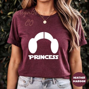 Princess Leia Shirt, Star Wars Inspired Retro Tee, Rebel Princess Shirt, Galaxy&#39;s Edge Tee, Sci-Fi Lover Gift, Star Wars Leia Princess Shirt