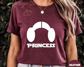 Princess Leia Shirt, Star Wars Inspired Retro Tee, Rebel Princess Shirt, Galaxy's Edge Tee, Sci-Fi Lover Gift, Star Wars Leia Princess Shirt