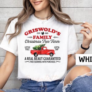 Comfort Colors Griswold&#39;s Family Christmas Tree Farm Shirt, Griswold Family Shirt, Christmas Vacation Quote Shirt, Griswold Family Shirt