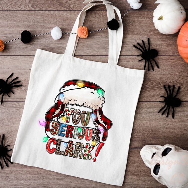 You Serious Clark, Christmas Tote Bag, Black Tote Bag, Clark Griswold, Tote Bag Aesthetic, Its A Beaut Clark, Cute Tote Bag, Teacher Gift