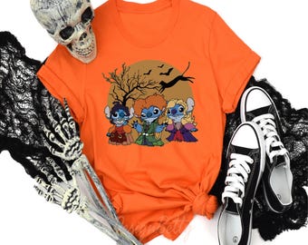 Disney Stitch Shirt, Stitch Witch Shirt, Disney Halloween Witch Shirt, Halloween Tshirt,Disney Kids Gift,Stitch Birthday Shirt,Disney Family