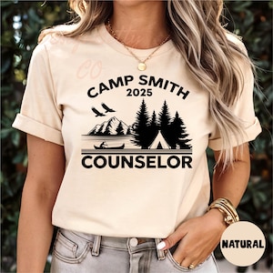 Camp Smith Counselor Shirt, Camp Counselor Shirt, Camp Counselor Gift, Camping Shirt, Hiking Shirt, Camp Lover, Camping Gifts, Gift For Her