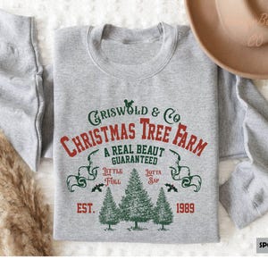Griswold&Co Christmas Tree Farm Sweatshirt, Xmas Party Couple Tee,Funny Christmas Tee, Christmas Gift Ideas, Holiday Shirt,Christmas Sweater