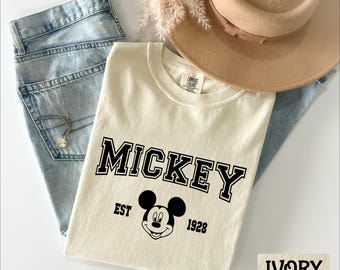 Comfort Colors Mickey Mouse Shirt, Retro Mickey Shirt, Vintage Mickey Tee, Vintage Disney Shirt, Iconic Mickey, Nostalgic Mickey Lover Gift