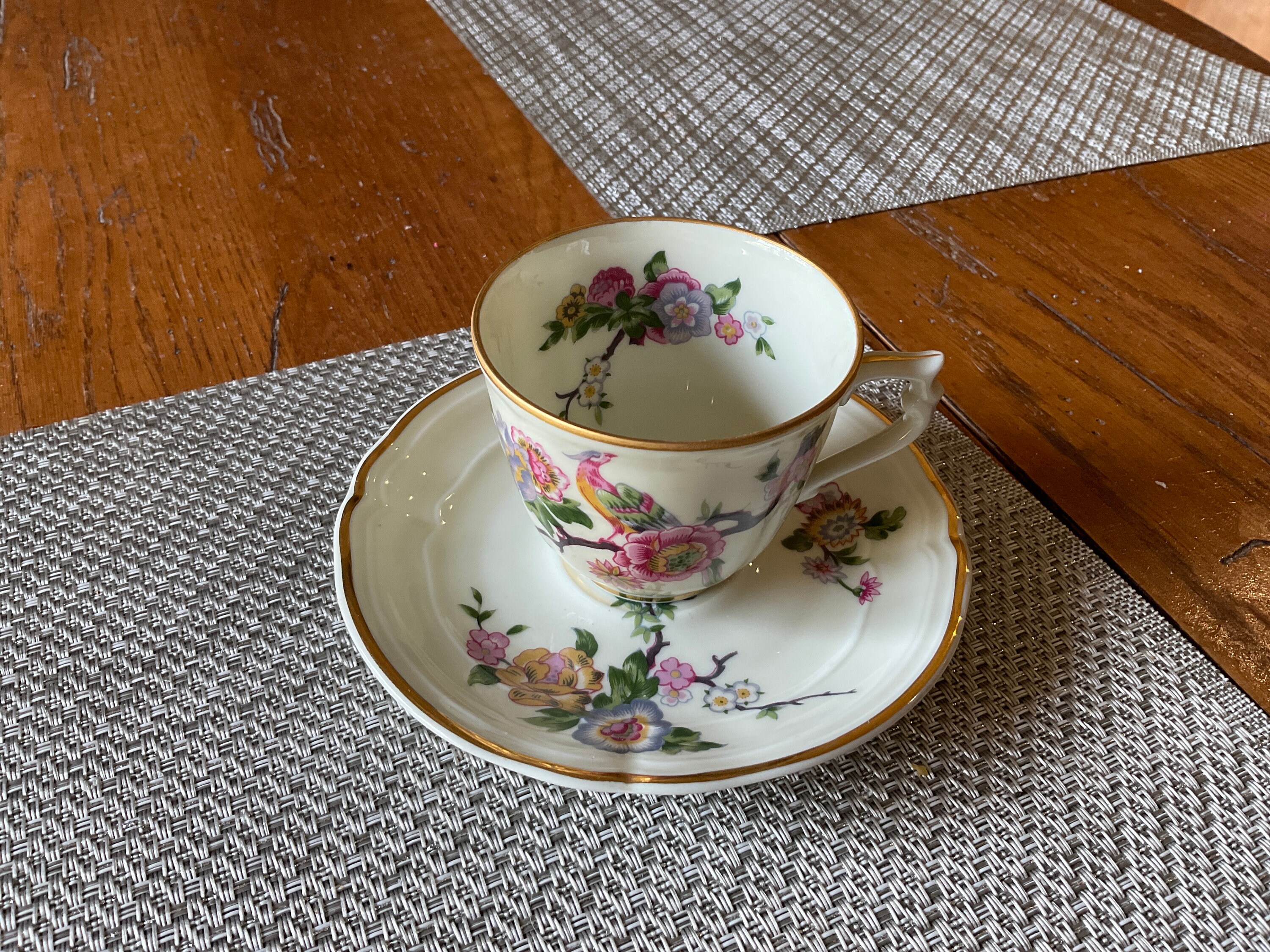 Bernardaud Limoges France Bengali Teacup and Saucer Etsy
