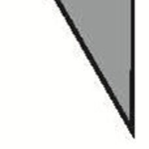 HD8 Acrylic Template (8-inch side Half-Diamond Shape)