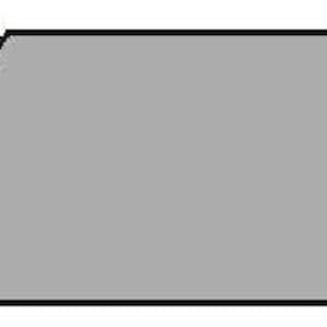 FHH8 Acrylic Template (8-inch side Flat Half-Hexagon)