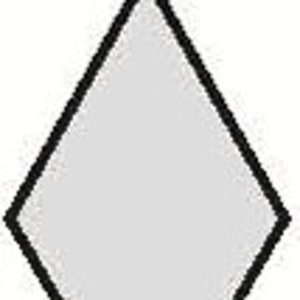 P8 Acrylic Template (8-inch side Petal Shape)