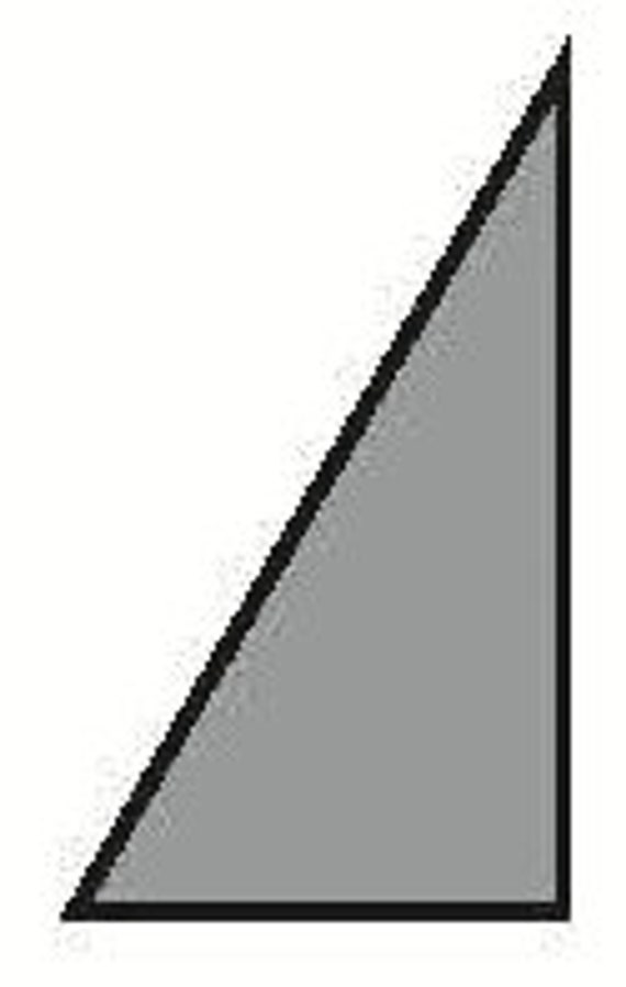 6 inch Equilateral Triangle Acrylic Template 6 inch Equilateral Triangle Acrylic Template