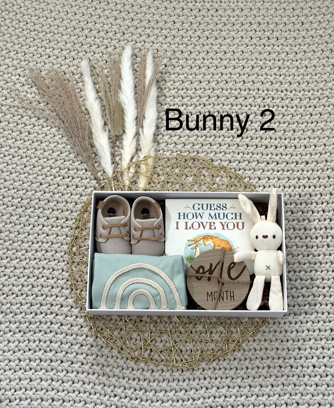 Baby Shower Gift, Baby Bear Gift Basket, Gender Neutral Baby Gift Set ...