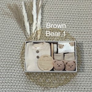 Baby Shower gift, baby gift basket, Gender Neutral Baby Gift, baby gift box, baby gift newborn, bear baby blanket