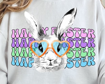 Happy Easter Png, Easter Bunny Png, Easter Sublimation Designs, Easter Bunny Shirt, Digital Products Best Seller, Easter Png, Easter Digital