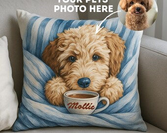 Personalisiertes 3D Haustier Fotokissen mit doppelseitigem Druck, personalisiertes Hundekissen, Katzenkissen, Tierportrait-Kissen, Haustier-Memorial-Geschenk, Geschenkidee