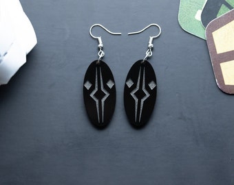 Ashoka Tano Earrings Acrylic Fulcrum Design Clone Wars and Star Wars Dangle Earrings