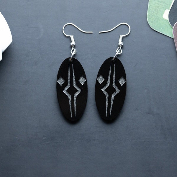 Ashoka Tano Earrings Acrylic Fulcrum Design Clone Wars and Star Wars Dangle Earrings