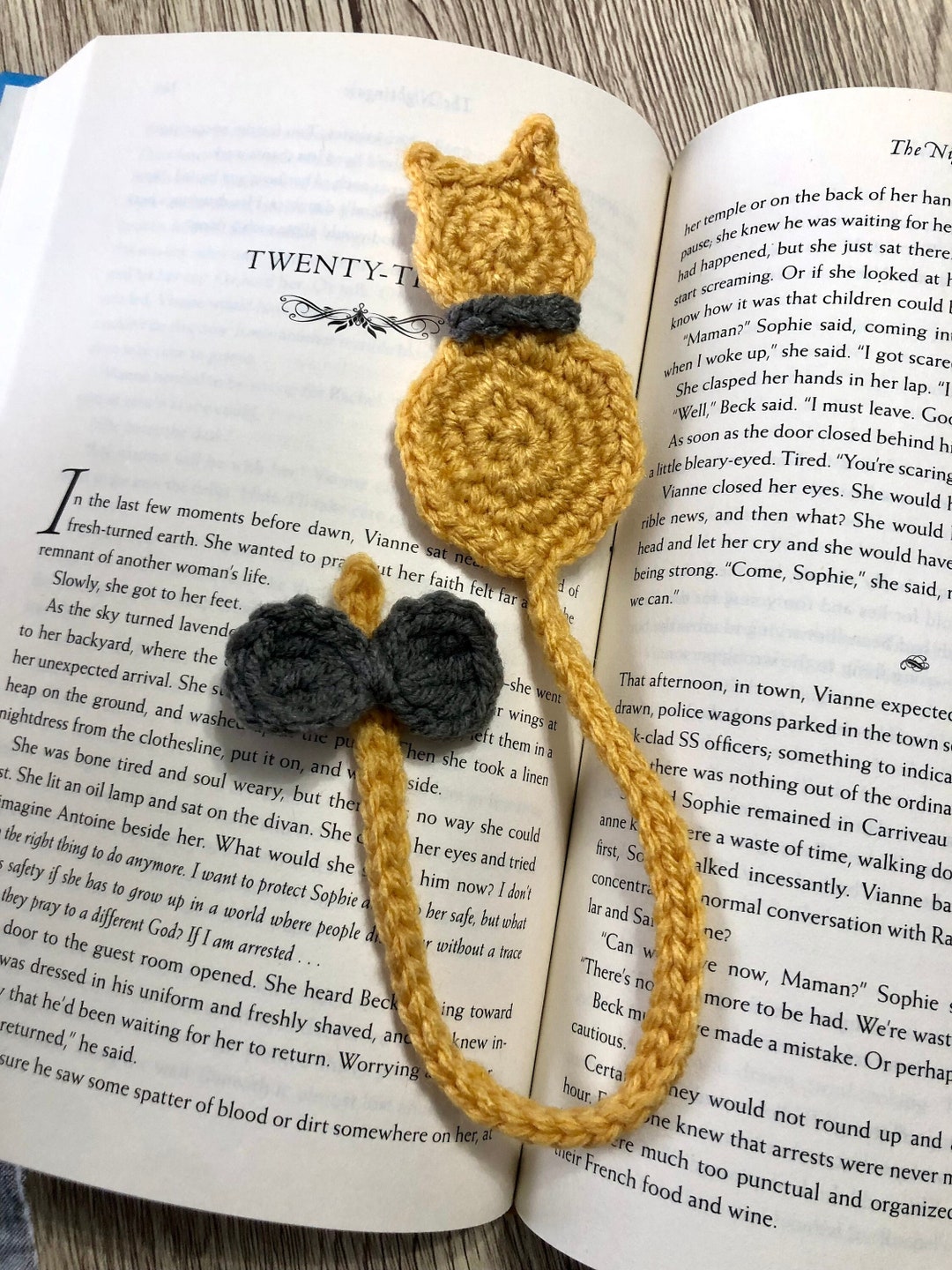 Crochet Cat Bookmark Cat Bookmark Unique Bookish Gift Etsy
