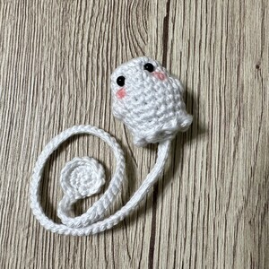 Ghost Crochet Bookmark• Spooky Bookmark• Unique book lover gift• Bookish gift• Halloween Bookmark• Goth gift• Horror lover bookmark