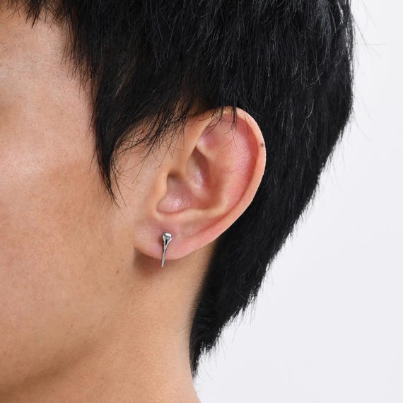 Bird Skull Screw Back / Flat Back / Stud Earrings… - image 4