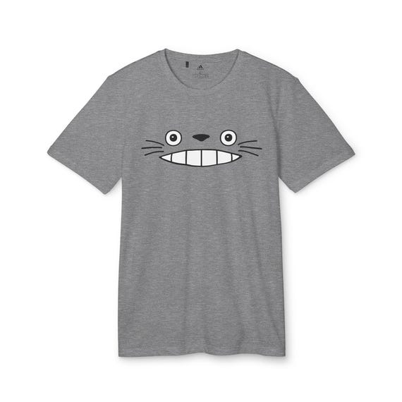 Adidas Smiling Totoro Inspired Face T shirt My Neighbor Totoro Shirt Totoro Shirt Miyazaki Hayao Fans Shirt Totoro Shirt Etsy