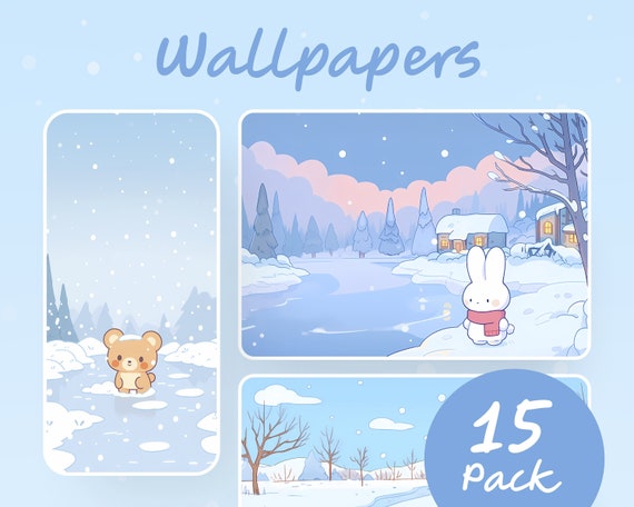 Cute 2024 snow wallpaper