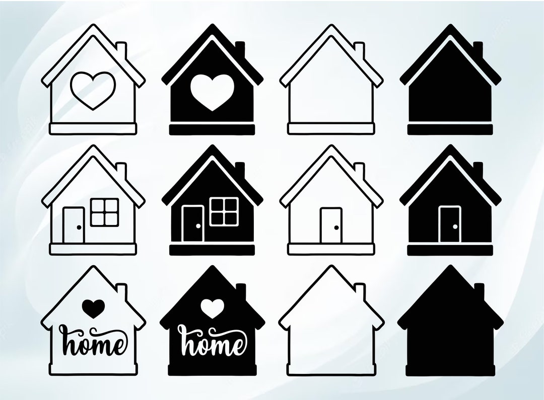 House Svg House Clipart House Png House Vector House Clip - Etsy Canada