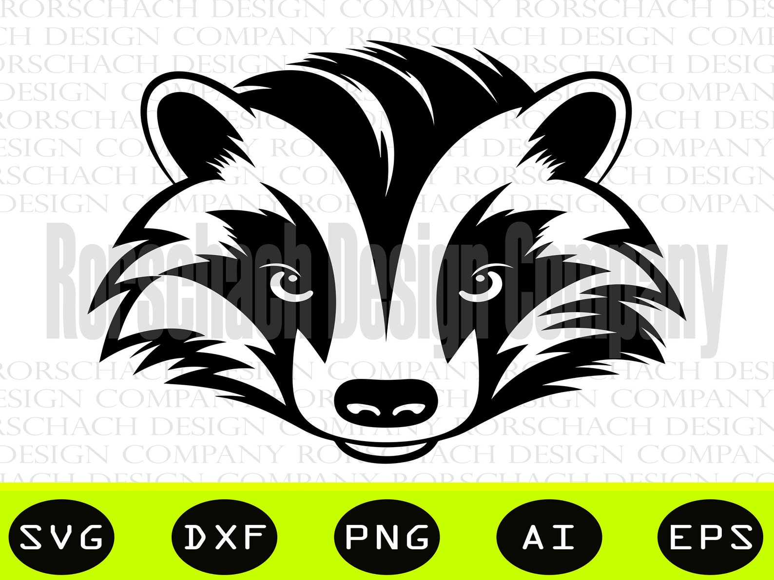 Badger Svg, Badger Clipart, Badger Svg, Animal Svg, Badger Svg, Badger