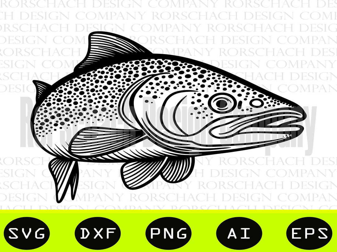 Trout Svg, Trout Clipart, Trout Svg, Fish Svg, Food Svg, Trout Vector