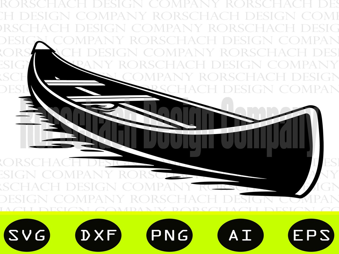 Canoe Svg, Canoe Clipart, Boat Svg, Nature Svg, Canoe Svg, Canoe Vector ...